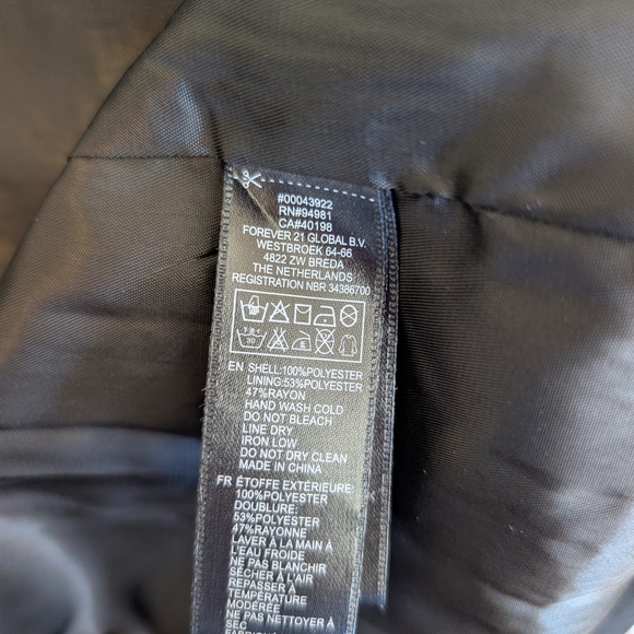 Forever 21 Womens Medium Black Polka Dot Blazer Sport Coat Preppy Workwear - Picture 7 of 7